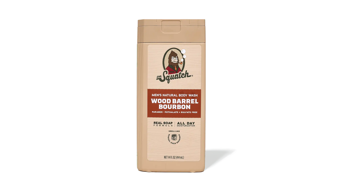 14 oz Wood Barrel Bourbon Body Wash